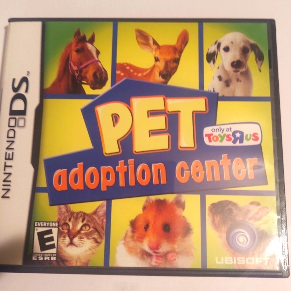 Nintendo DS Pet Adoption Center with Case &  book